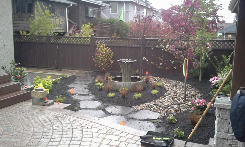 vancouver new home landscape installation 